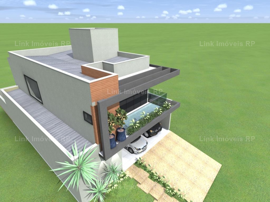 Casa em Condomnio 204m em Jardim Cybelli em Ribeiro Preto, por R$ 945.000