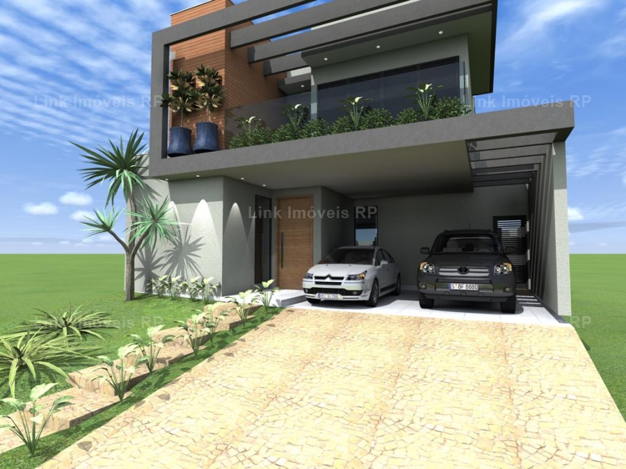 Casa em Condomnio 204m em Jardim Cybelli em Ribeiro Preto, por R$ 945.000